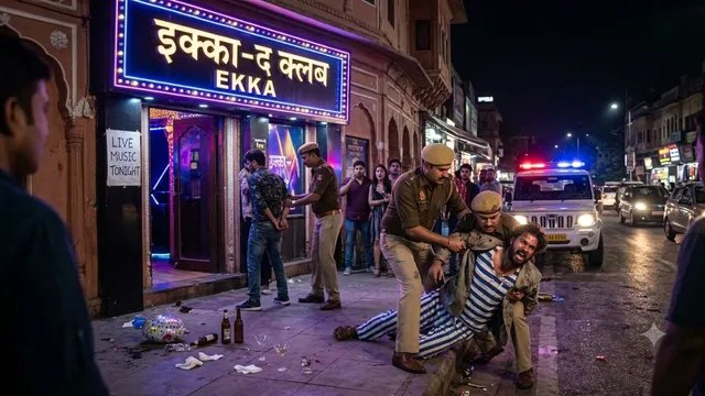 भरतपुर ओपन जेल से भागे कैदी जयपुर नाइट क्लब में मना रहे थे जन्मदिन, चाकूबाजी में एक की मौत