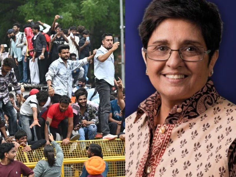 छात्र विरोध प्रदर्शन पर किरण बेदी का बयान, बोलीं- सशस्त्र बलों से सीधा टकराव व्यवस्था की खामी