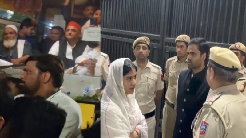 अखिलेश यादव को हिरासत में लेने पर भड़कीं इकरा हसन, पुलिस कार्रवाई का किया विरोध