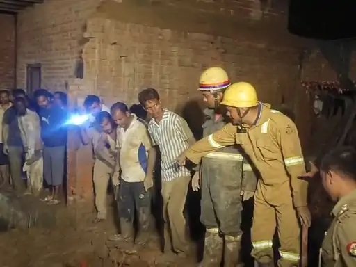 मुजफ्फरनगर में बारिश का कहर, कच्चा मकान गिरने से 4 बच्चों की मौत