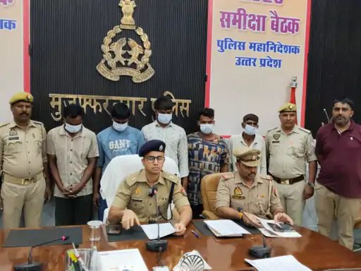 मुजफ्फरनगर: ट्रांसफार्मर और बिजली लाइन चोरी करने वाले गिरोह के 5 बदमाश गिरफ्तार