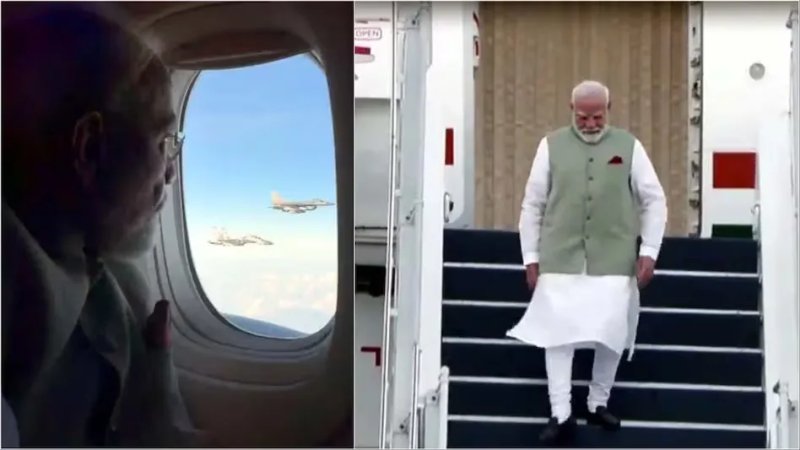इंडोनेशिया में पीएम मोदी का भव्य स्वागत, फाइटर जेट्स ने किया एस्कॉर्ट; राष्ट्रपति प्रबोवो ने एयरपोर्ट पर की अगवानी