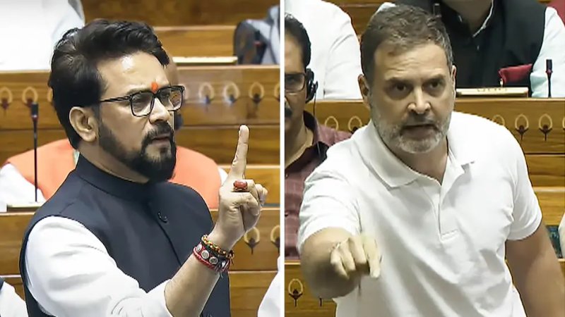 राहुल गांधी की बढ़ीं मुश्किलें, अनुराग ठाकुर ने विशेषाधिकार हनन और अवमानना का दिया नोटिस