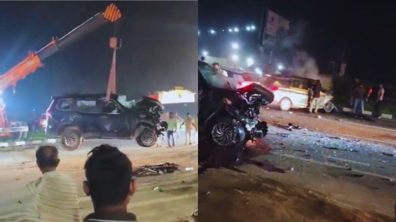 हापुड़ में दर्दनाक सड़क हादसा, बरातियों की गाड़ी की टक्कर में 3 की मौत, 9 घायल