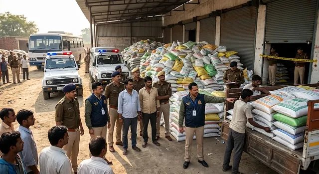 यूपी में खाद की कालाबाजारी पर बड़ा एक्शन, 7364 जगहों पर छापे; 136 लाइसेंस सस्पेंड