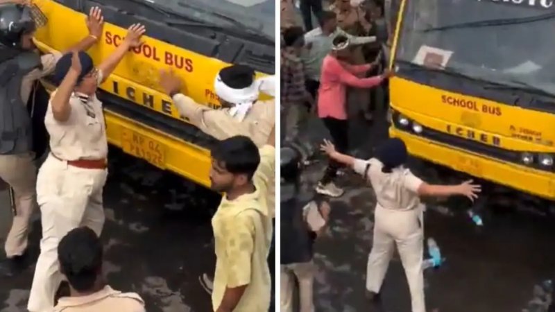 एमपी: किसान आंदोलन के बीच ACP मोनिका शुक्ला का साहस, अकेले बस रोकने का वीडियो वायरल