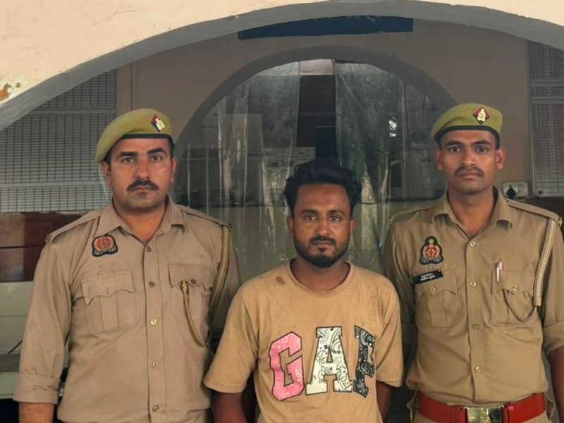 मुजफ्फरनगर में पुलिस का बड़ा एक्शन, हिस्ट्रीशीटर दाऊद उर्फ काला अवैध तमंचे के साथ गिरफ्तार