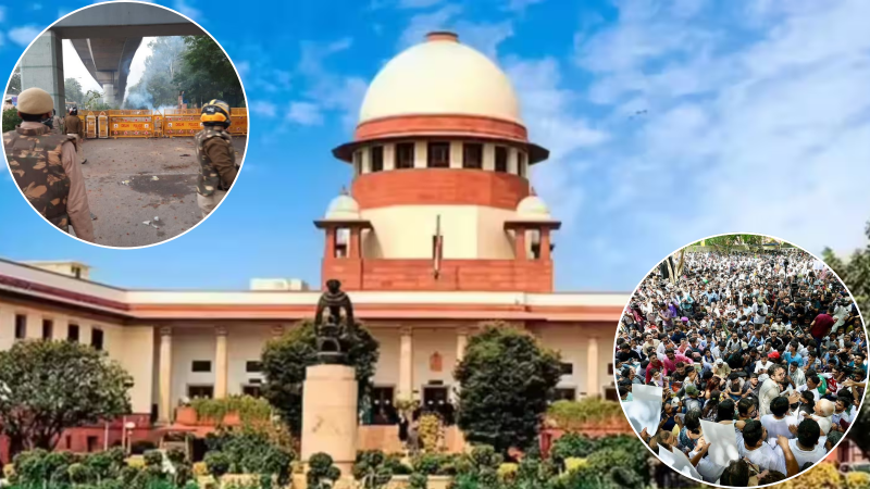 'शांतिपूर्ण विरोध प्रदर्शन संवैधानिक अधिकार', छात्र आंदोलन में लाठीचार्ज पर SC की सख्त टिप्पणी