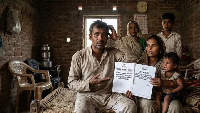 दिहाड़ी मजदूर के नाम पर 41 करोड़ का ट्रांजैक्शन! IT-GST नोटिस से मचा हड़कंप