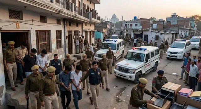 आगरा पुलिस की बड़ी कार्रवाई: साइबर ठगी के 60 आरोपी गिरफ्तार, 50 करोड़ के फ्रॉड का खुलासा