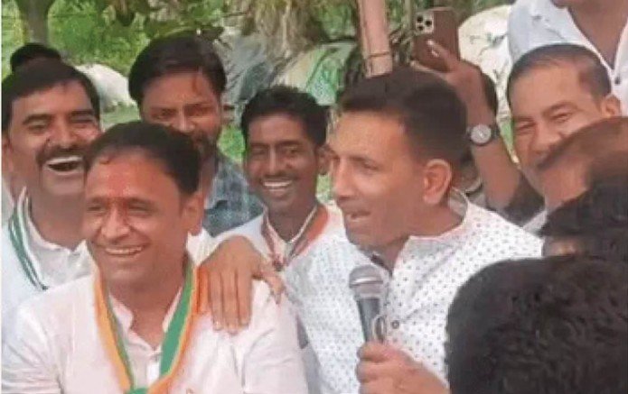 दतिया उपचुनाव: विरोध के बीच दोस्ताना अंदाज, पटवारी-आशुतोष की मुलाकात का वीडियो वायरल