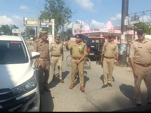 मुजफ्फरनगर: एसएसपी ने रामपुर चौराहा पुलिस चौकी का किया औचक निरीक्षण