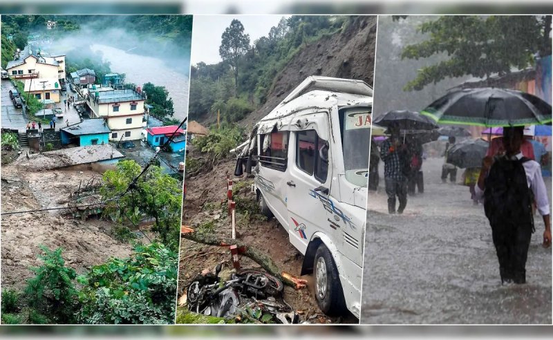 भारी बारिश से उत्तराखंड बेहाल, कई हाईवे बंद; मैदानी इलाकों में पानी भरने से बढ़ी परेशानी
