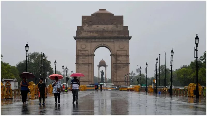 दिल्ली-NCR में मानसून सक्रिय, अगले दो दिन बारिश और तेज हवाओं का अलर्ट