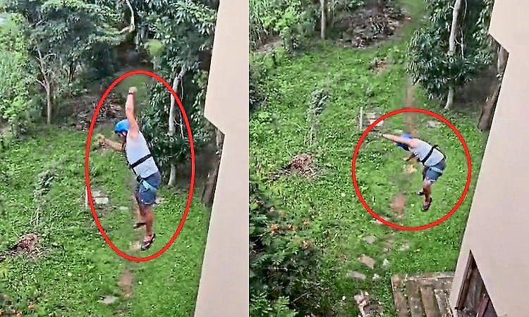कर्नाटक के डंडेली रिसॉर्ट में जिपलाइन हादसा, 40 फीट ऊंचाई से गिरा युवक गंभीर घायल