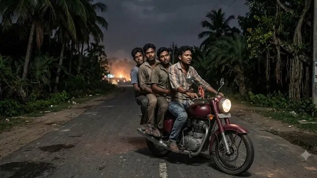 पश्चिम बंगाल: एक बाइक पर सवार चार युवकों की सड़क हादसे में मौत, अंतिम संस्कार से लौट रहे थे