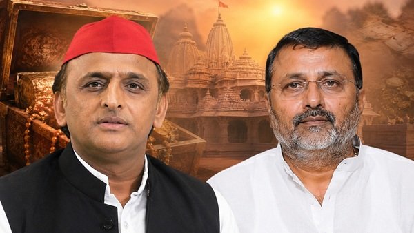 टिन्नू यादव से बातचीत के दावे पर भड़के अखिलेश, निशिकांत दुबे को दी एफआईआर की चेतावनी