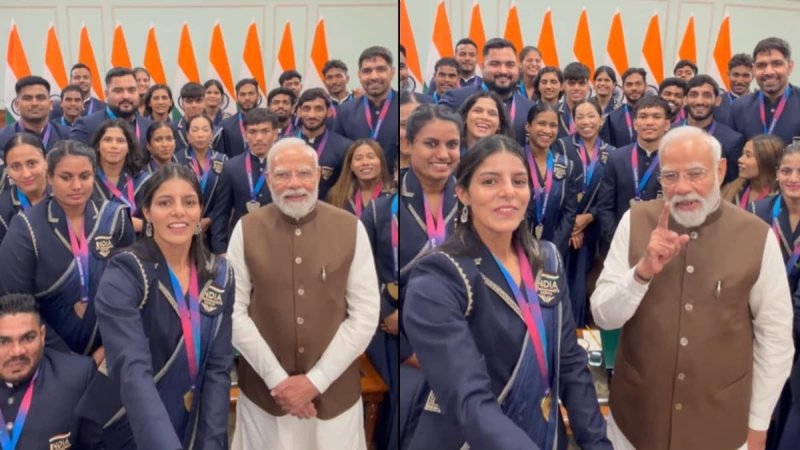 कॉमनवेल्थ पदक विजेताओं से मिले PM मोदी, बोले- 'जो खेलेगा, वो खिलेगा'