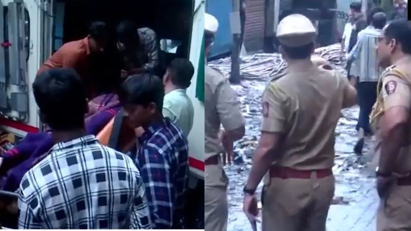 मुंबई के घाटकोपर में भूस्खलन, 2 लोगों की मौत; 6-8 लोगों के दबे होने की आशंका