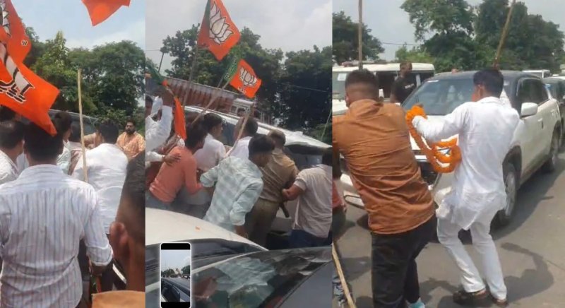 देवरिया में भाजपा कार्यकर्ताओं के दो गुट भिड़े, लाठी-डंडों से मारपीट का वीडियो वायरल