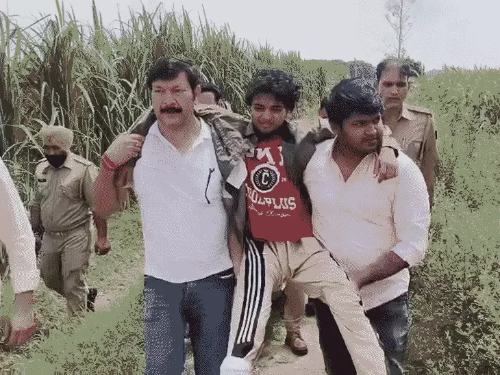 मुजफ्फरनगर: प्रेमिका के पति की हत्या का आरोपी हाशिम एनकाउंटर के बाद गिरफ्तार