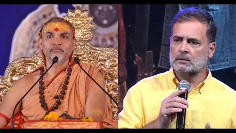 मनुस्मृति विवाद पर राहुल गांधी को शंकराचार्य की चेतावनी, बोले- माफी नहीं मांगी तो हिंदू करेंगे कांग्रेस का बहिष्कार