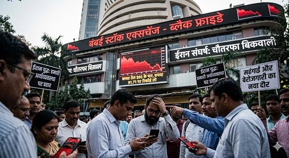 शेयर बाजार की कमजोर शुरुआत, सेंसेक्स 320 अंक लुढ़का; निफ्टी 24,500 के नीचे