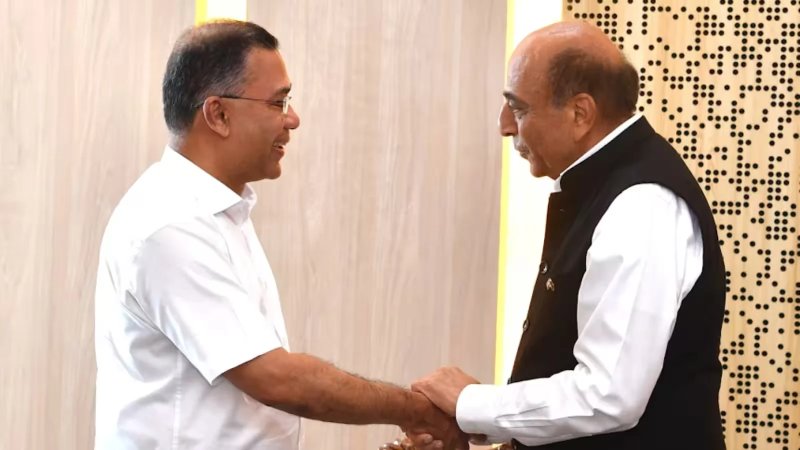 भारत-बांग्लादेश संबंधों में तनाव के बीच उच्चायुक्त दिनेश त्रिवेदी ने PM तारिक रहमान से की मुलाकात
