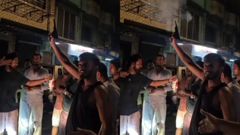 बीच सड़क पर काटा केक, एयरगन से की फायरिंग; मुंबई में 10 लोग गिरफ्तार
