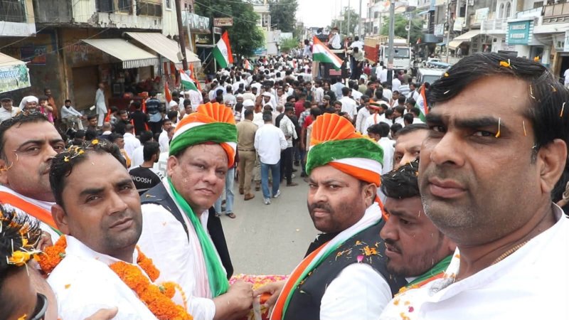 मुजफ्फरनगर: 80वें स्वतंत्रता दिवस पर निकली तिरंगा यात्रा, कैबिनेट मंत्री अनिल कुमार हुए शामिल