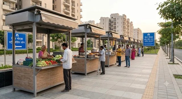 ग्रेटर नोएडा में 39 रेहड़ी-पटरी वालों का हुआ सत्यापन, लॉटरी से वेंडिंग जोन में मिलेगा स्थान