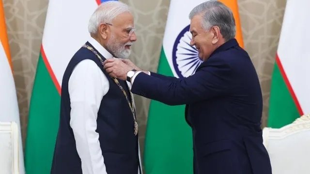 उज्बेकिस्तान ने पीएम मोदी को दिया सर्वोच्च नागरिक सम्मान, यूरेनियम सप्लाई पर भी समझौता