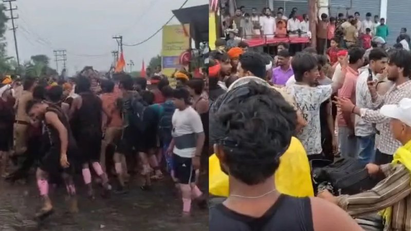 रुड़की: दरियापुर के पास कांवड़ खंडित होने पर हंगामा; कांवड़ियों ने युवक को पीटा
