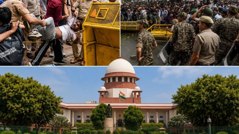 न ज्यादा बल प्रयोग करने वाले पुलिसकर्मी बचें, न अपराधी: नीट प्रदर्शन मामले पर सुप्रीम कोर्ट की टिप्पणी