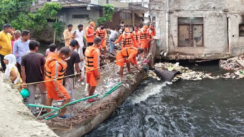 दिल्ली: जसोला में खुले नाले में गिरे 15 वर्षीय मिथुन का शव तीन दिन बाद बरामद