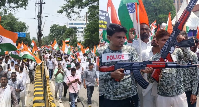 राजभवन मार्च के दौरान तेजस्वी का सरकार पर हमला, बोले- फायरिंग का आदेश किसने दिया?