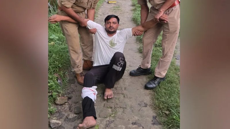 सहारनपुर: मोरा जंगल में गोवंश अवशेष मिलने के बाद पुलिस मुठभेड़, दो गोकश गिरफ्तार