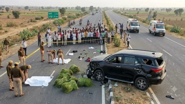 जयपुर में बेकाबू SUV ने एक ही परिवार के 4 लोगों को कुचला, पति-पत्नी और दो बहुओं की मौत