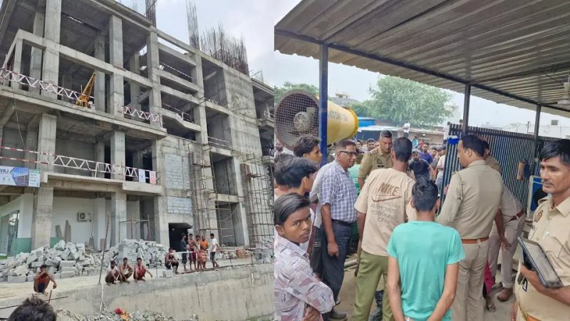 वृंदावन में निर्माण कार्य के दौरान हादसा, शटरिंग गिरने से तीन मजदूरों की मौत