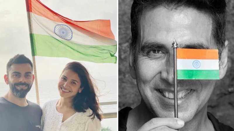 स्वतंत्रता दिवस पर बॉलीवुड सितारों ने दी शुभकामनाएं, तिरंगे के साथ शेयर कीं तस्वीरें और वीडियो