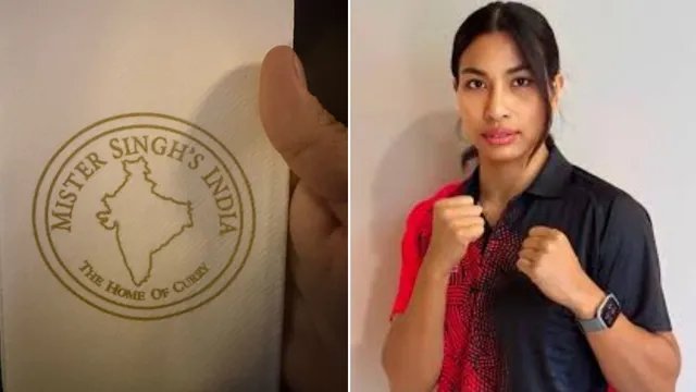 ग्लास्गो में भारतीय रेस्टोरेंट के नैपकिन पर गलत नक्शा, लवलीना बोरगोहेन ने जताई आपत्ति