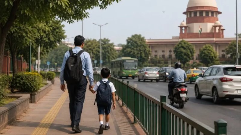 फुटपाथ पर पैदल चलने की सुविधा कब मिलेगी? सुप्रीम कोर्ट ने राज्यों से मांगा जवाब