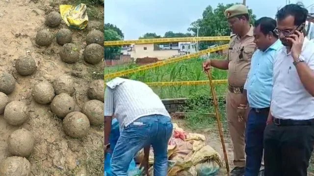 अमेठी में घर की खुदाई में मिले 29 धातु के गोले, पुरातत्व विभाग ने बताया- प्रथमदृष्टया तोप के गोले