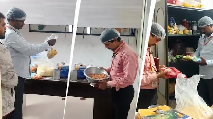 बेंगलुरु में खाद्य सुरक्षा को लेकर छापेमारी, कैंटीन में मिले एक्सपायर्ड खाद्य पदार्थ