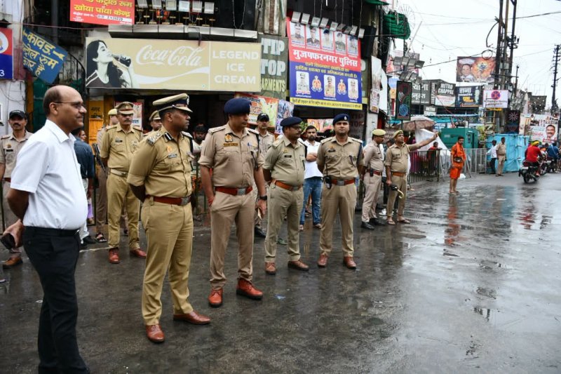 मुजफ्फरनगर में तेज बारिश से कांवड़ मार्ग जलमग्न, DM-SSP ने संभाला मोर्चा