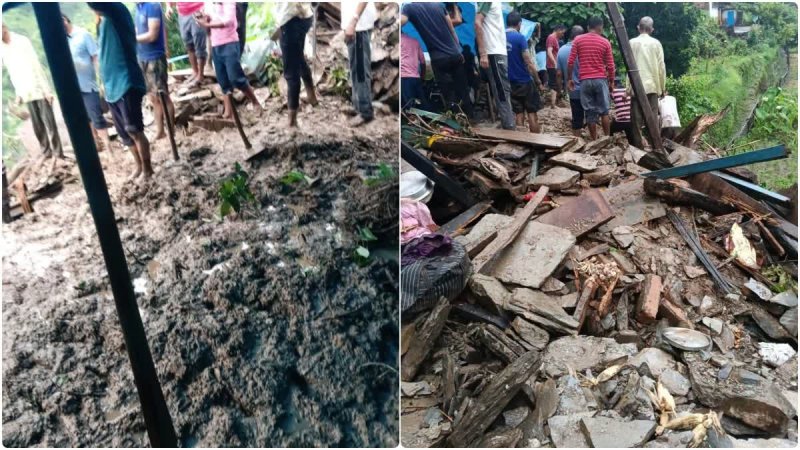 उत्तराखंड में भारी बारिश से तबाही, मकान ढहा; 3 लोगों के मलबे में दबने की सूचना, 91 सड़कें बंद
