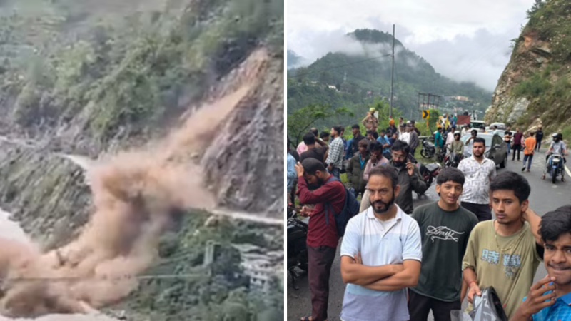 उत्तर भारत में बारिश का कहर, पहाड़ी राज्यों में भूस्खलन से सैकड़ों मार्ग बंद