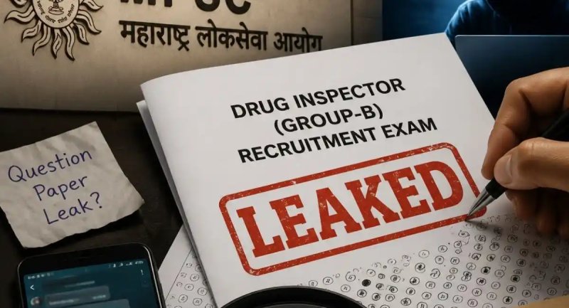 महाराष्ट्र ड्रग इंस्पेक्टर परीक्षा पेपर लीक का खुलासा, कथित प्रेम प्रसंग की कहानी आई सामने