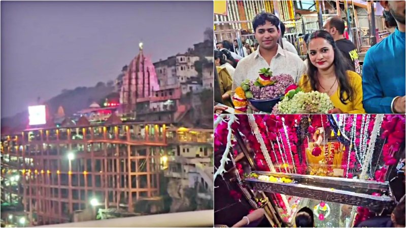 श्रावण के दूसरे सोमवार पर ओंकारेश्वर में उमड़ा आस्था का सैलाब, फूलों से सजा ज्योतिर्लिंग