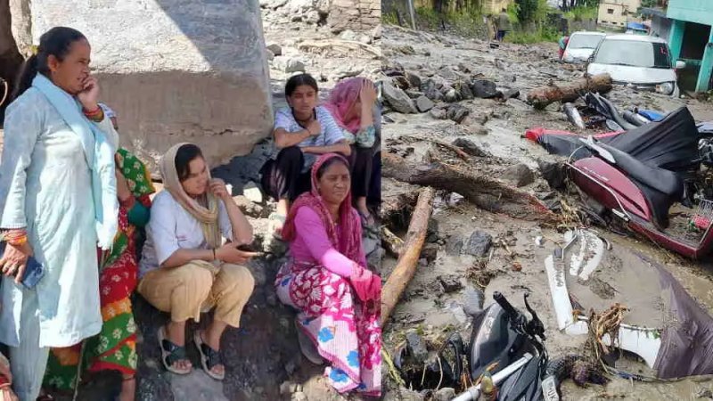 चमोली में गांव पर मंडराया खतरा, पिंडर नदी के कटाव से 20 घरों के नीचे पड़ी दरारें